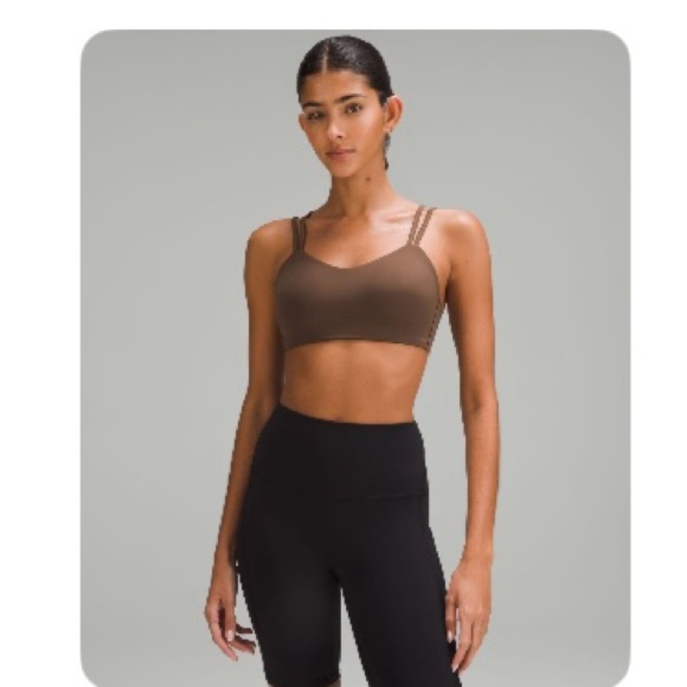 Lululemon Athletica Brown Sports Bra Seamless Design
